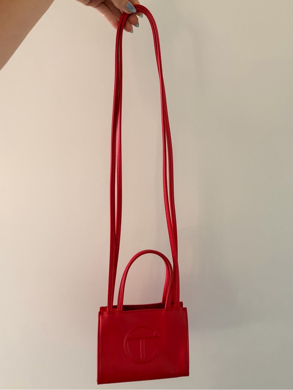 Red Mini Telfar Purse - Picture 2 of 5